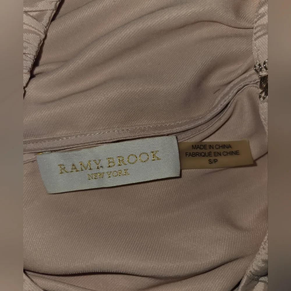 Ramy Brook Blush Pink Blouse with Studded Detail - Picture 4 of 4